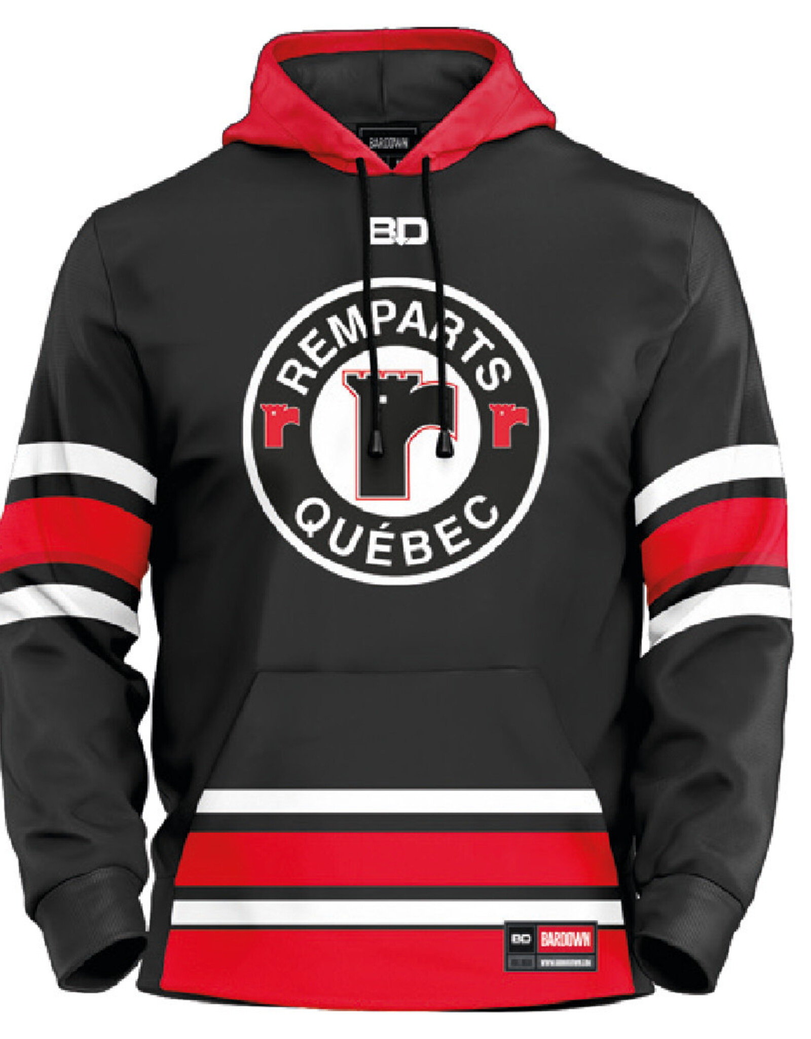 Hoodie Chandail Noir Sublimé