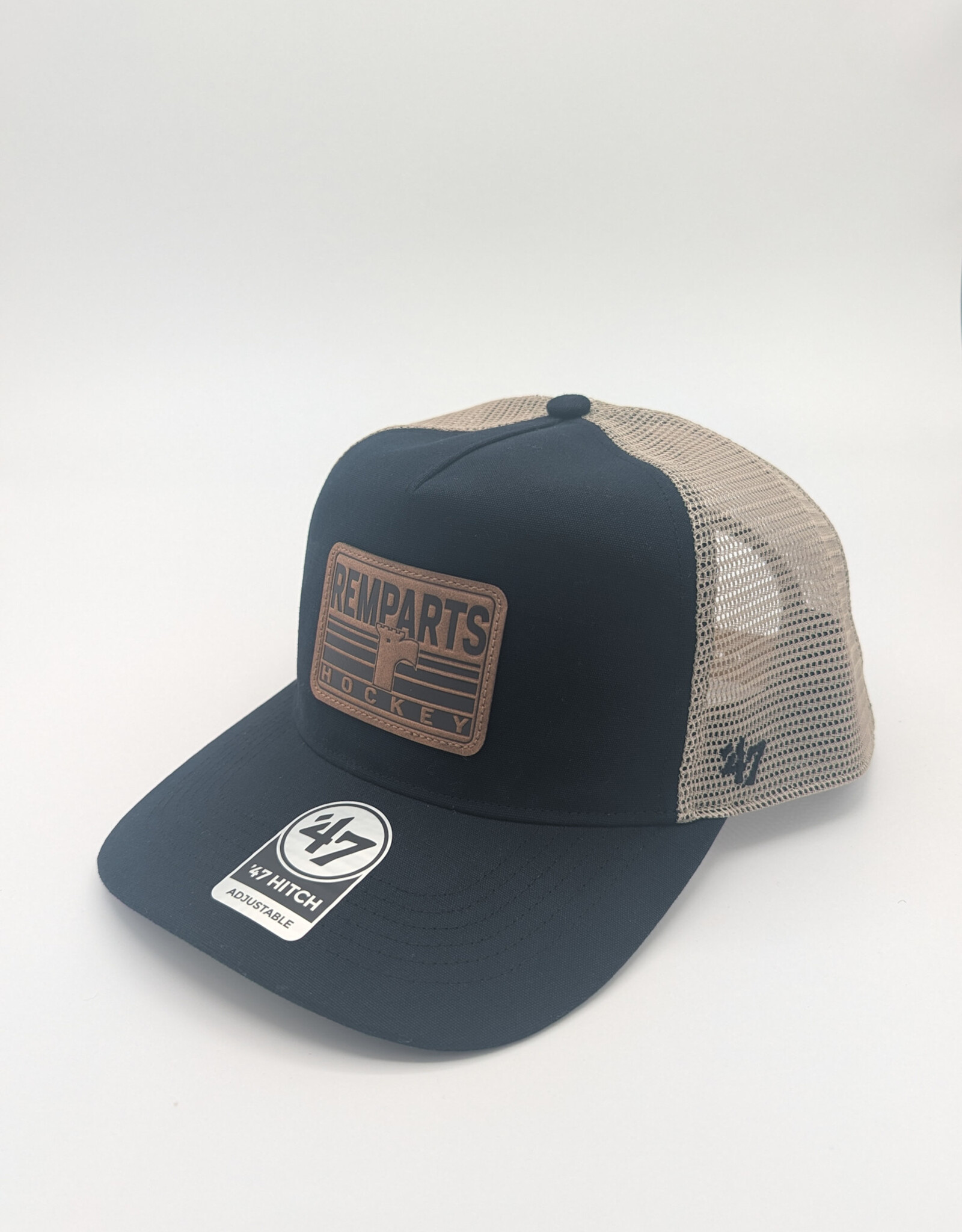 Casquette 47' Trucker Patch Cuir