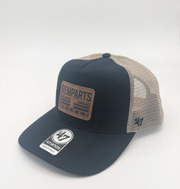 Casquette 47' Trucker Patch Cuir