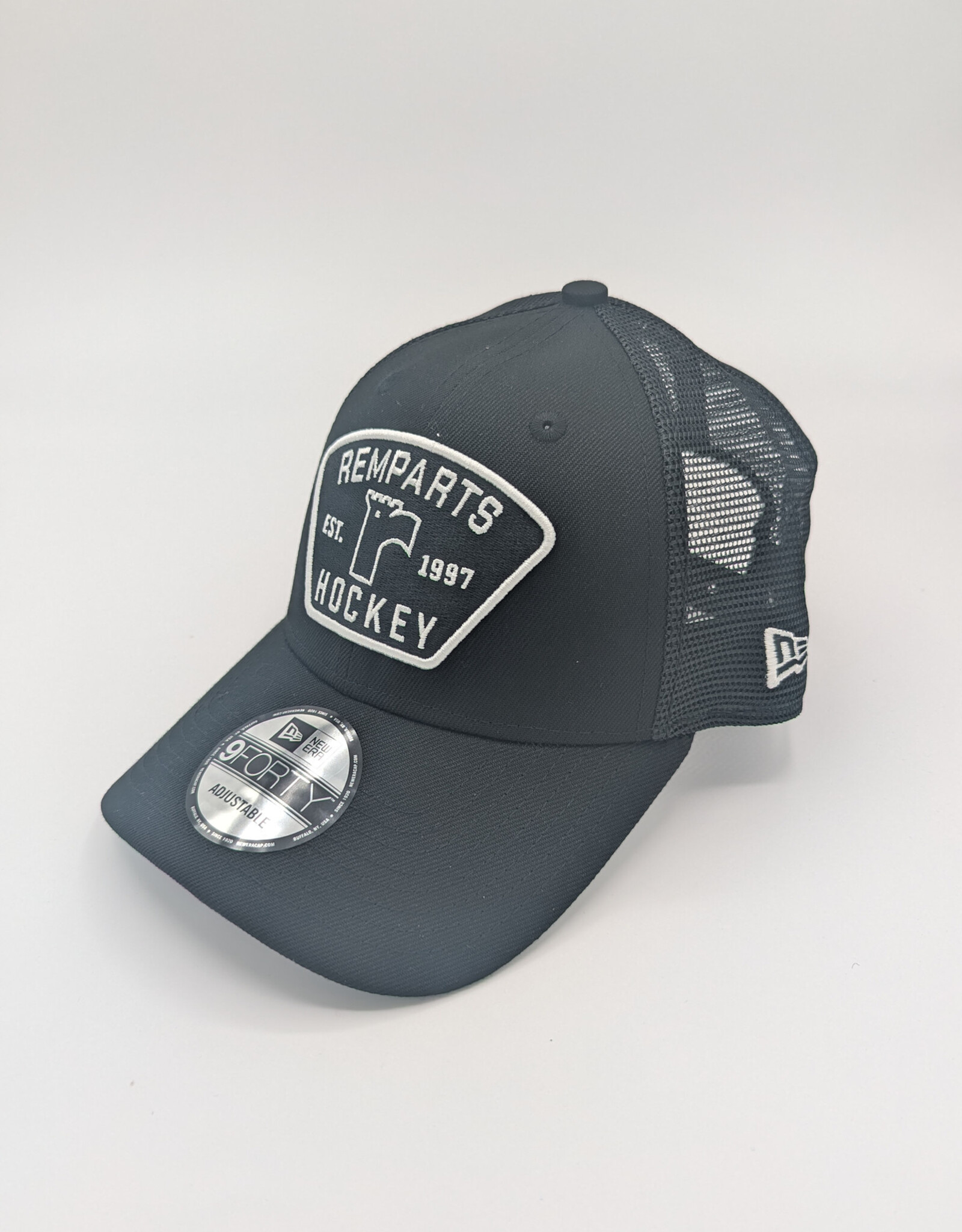 Casquette Noire Patch Noire