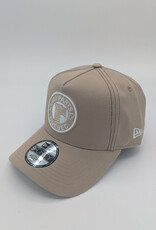 Casquette Beige Logo Blanc