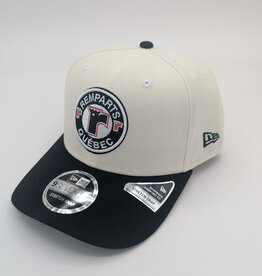 Casquette Ivoire-Noire Logo Rond