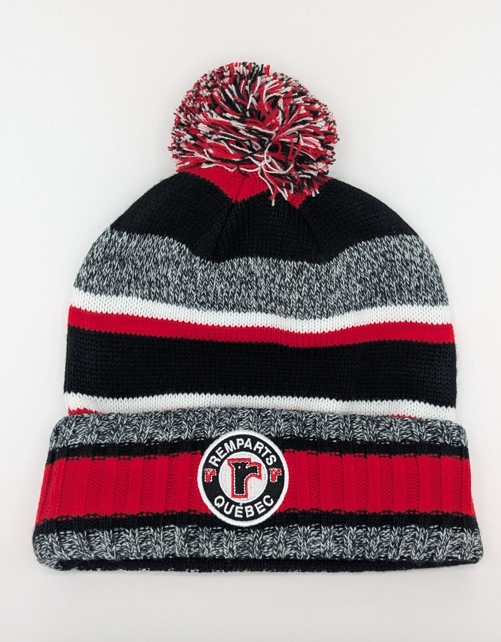 Tuque Noir/Gris/Rouge Bardown