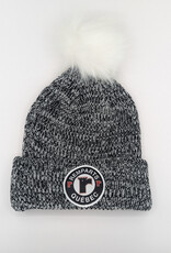 Tuque Grise Pompon
