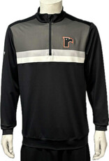 1/4 Zip Noir/Blanc/Gris