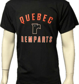 T-Shirt Noir Quebec Remparts