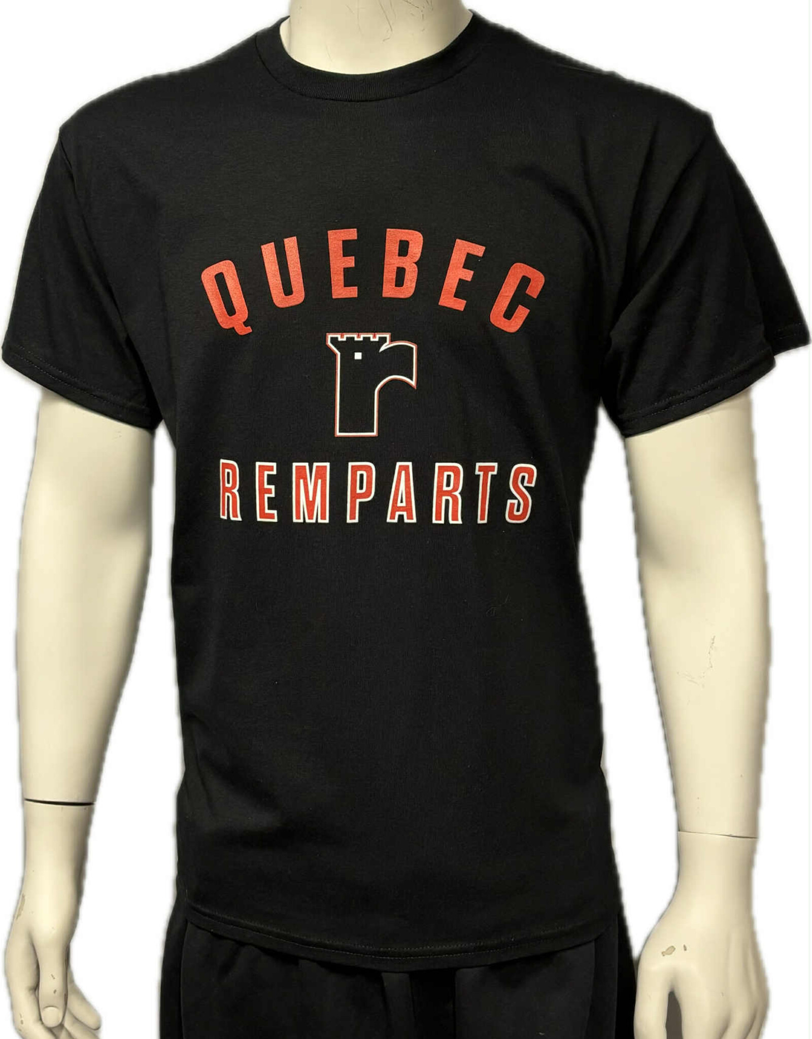 T-Shirt Noir Quebec Remparts