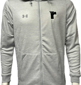 Hoodie Zip Gris Clair Homme