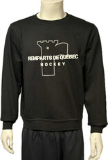 Crewneck Noir Remparts Hockey