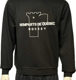 Crewneck Noir Remparts Hockey