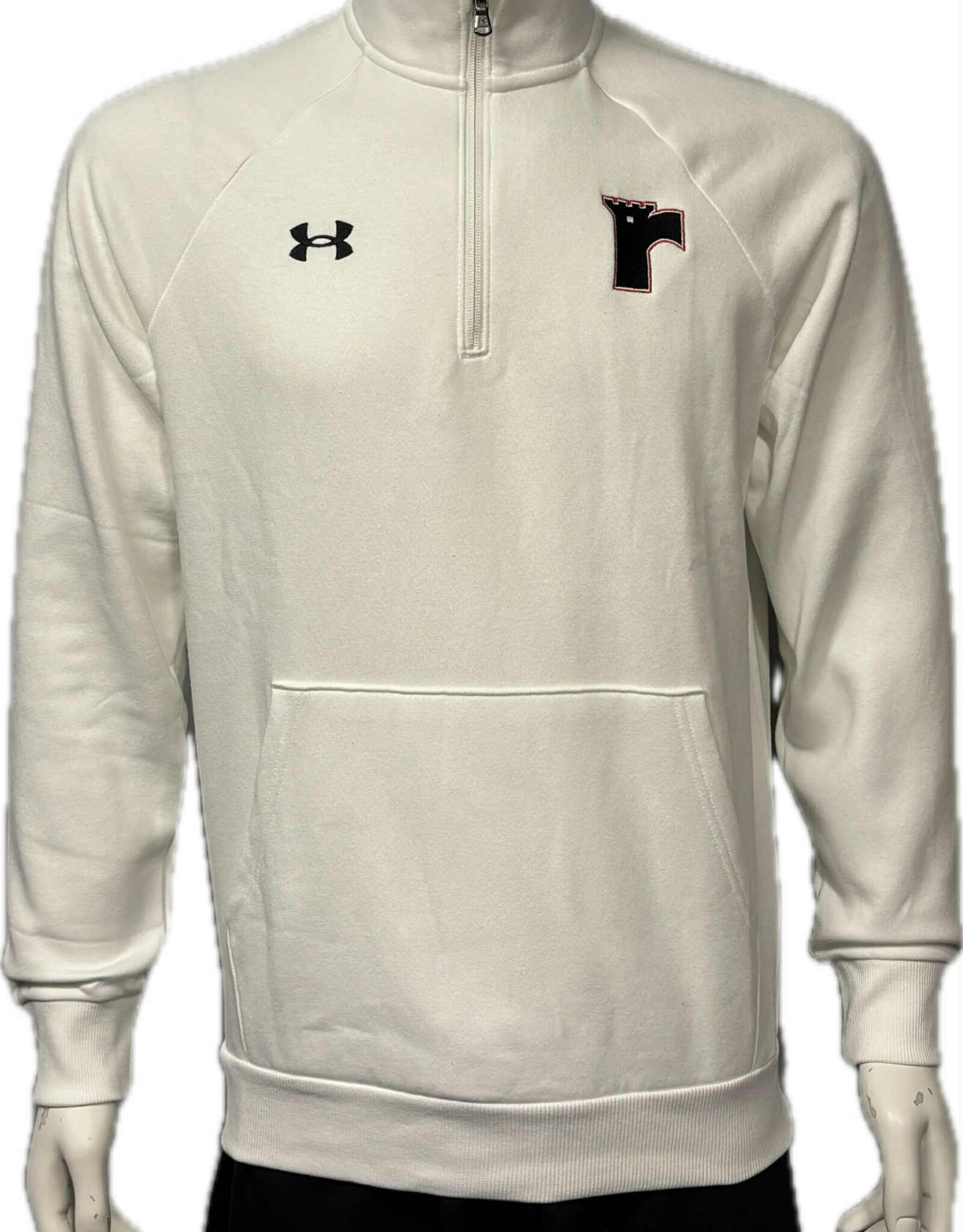 1/4 Zip Blanc UA Rival