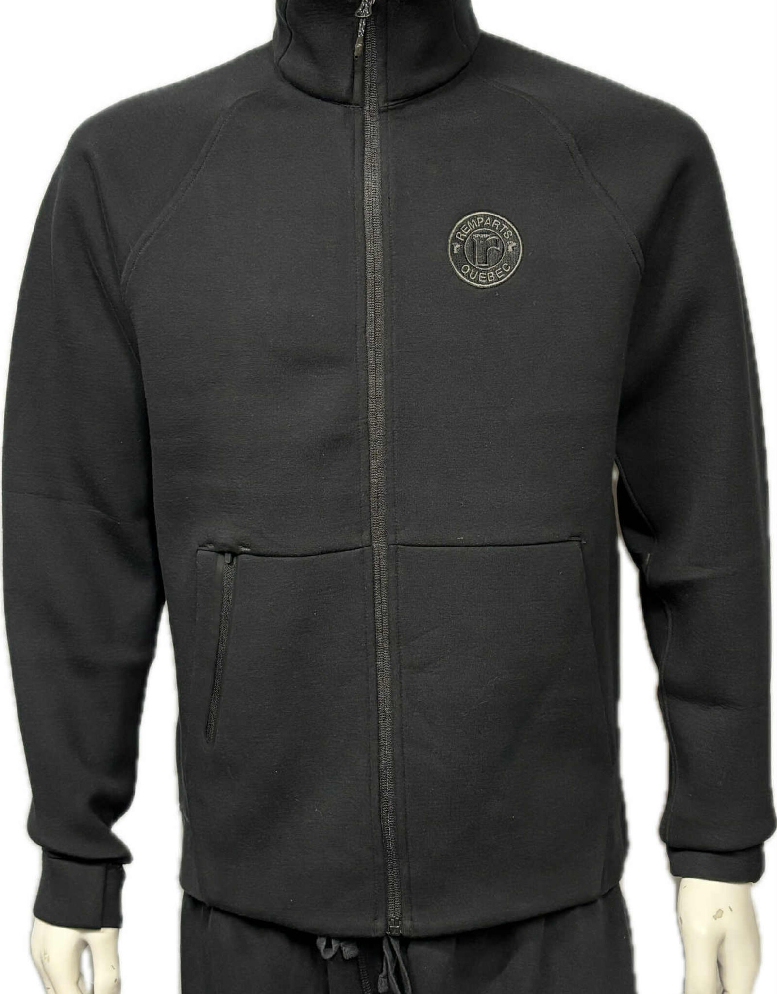 Veste Noir Zip Logo Noir