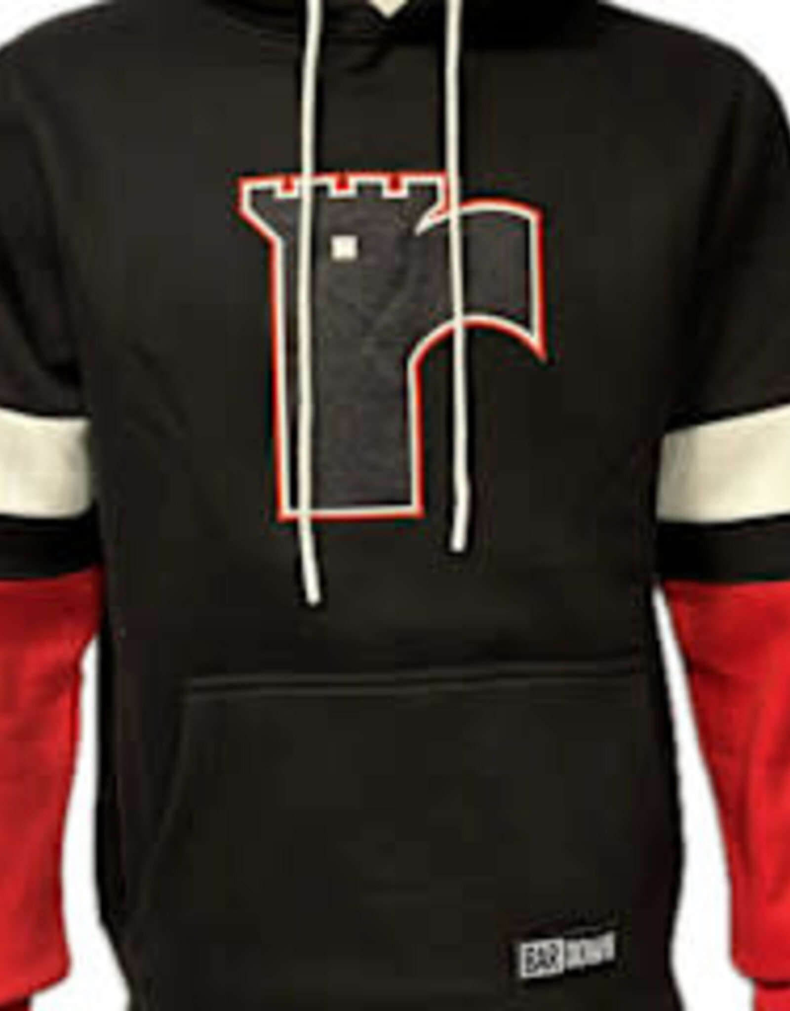 Hoodie Noir Manches Rouges Enfant