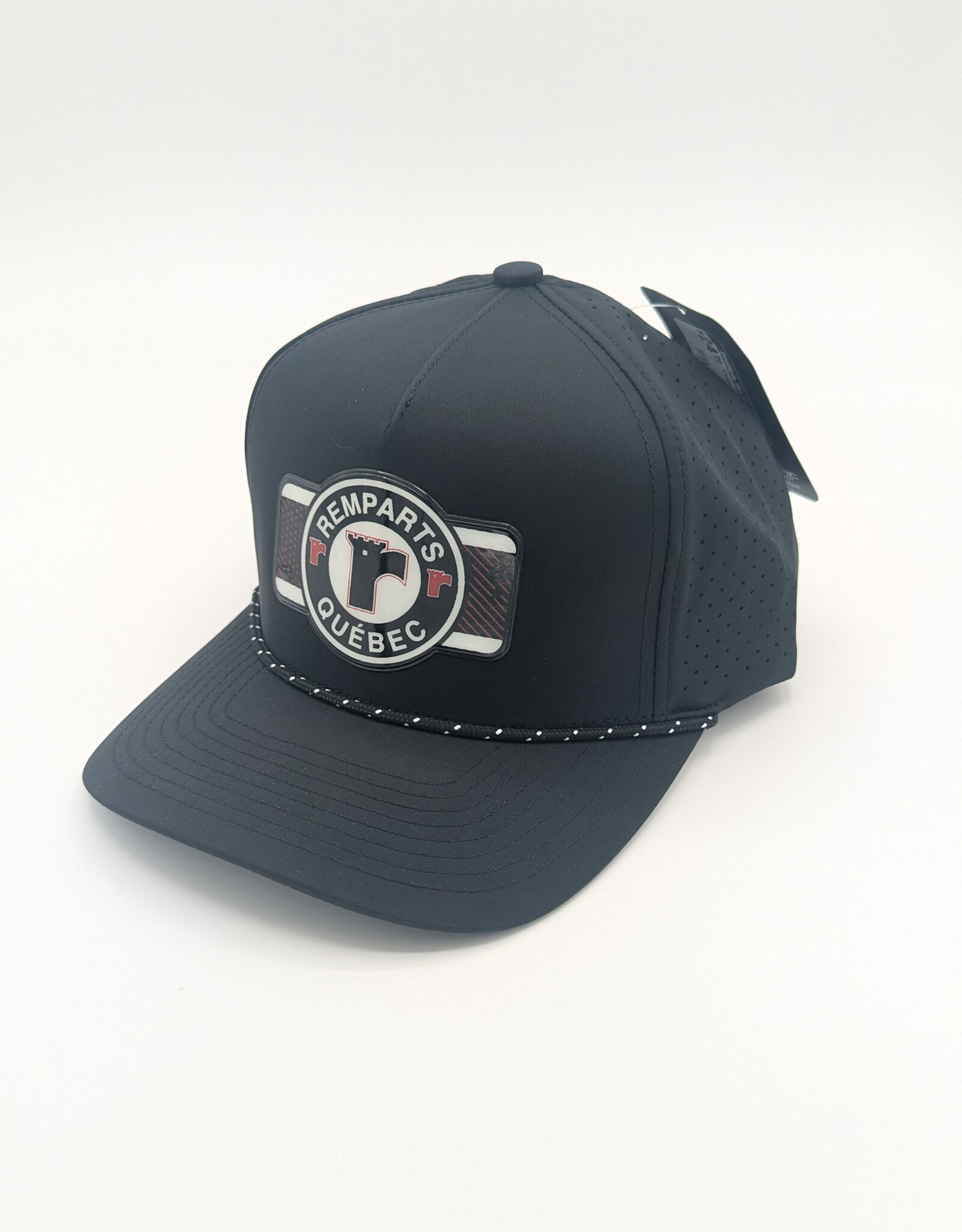 Casquette Noire Lacet