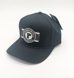 Casquette Noire Lacet