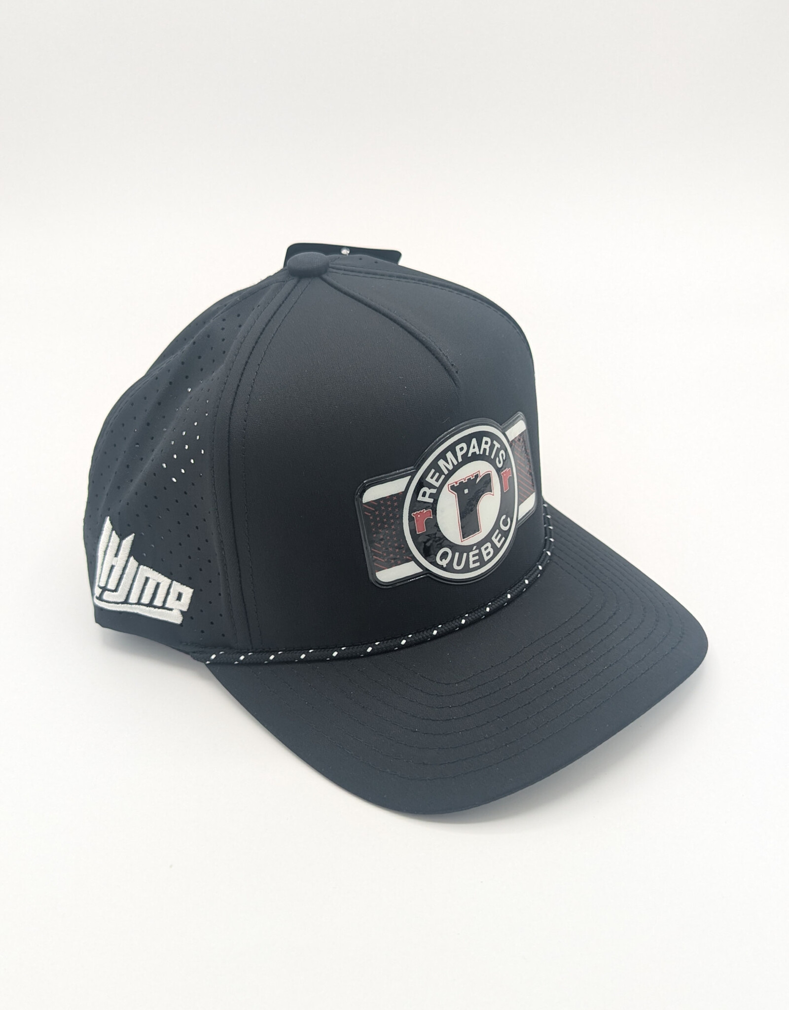 Casquette Noire Lacet