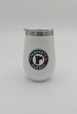 Tasse Blanche Tumbler 12oz