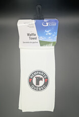 Serviette Blanche Gaufré 6''x22'' avec Clip