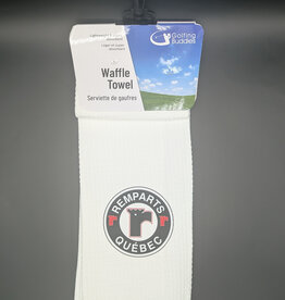 Serviette Blanche Gaufré 6''x22'' avec Clip