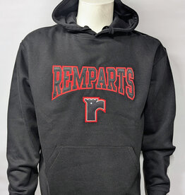Hoodie Noir Remparts Twill