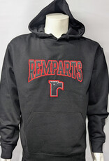 Hoodie Noir Remparts Twill