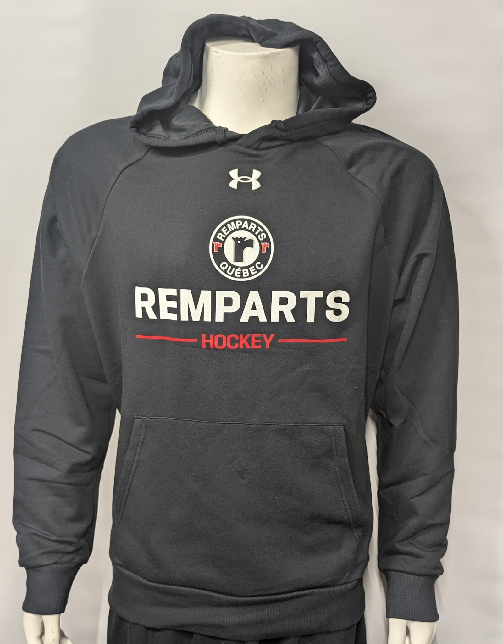 Hoodie Noir Remparts Hockey