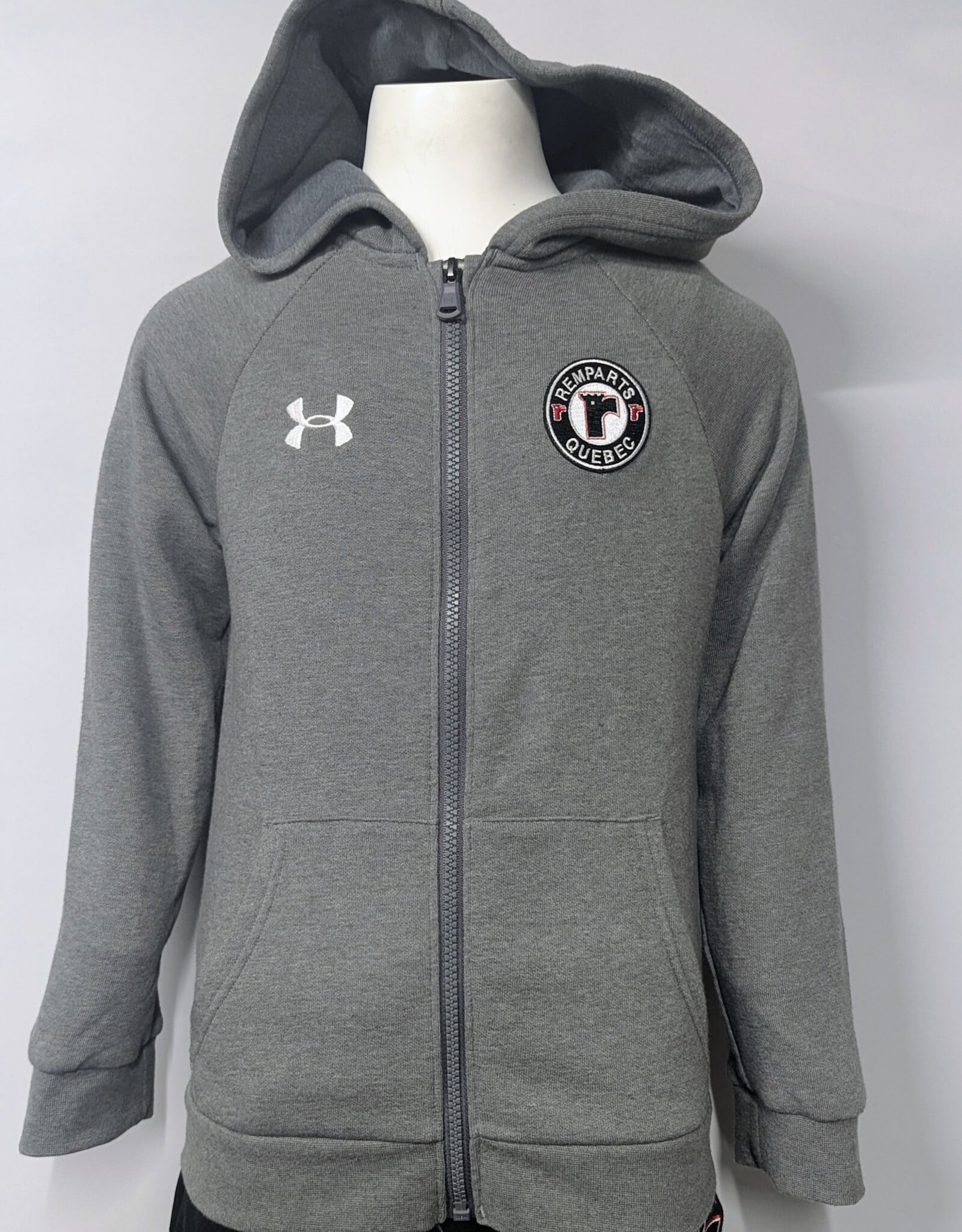 Hoodie Zip Gris UA Enfant