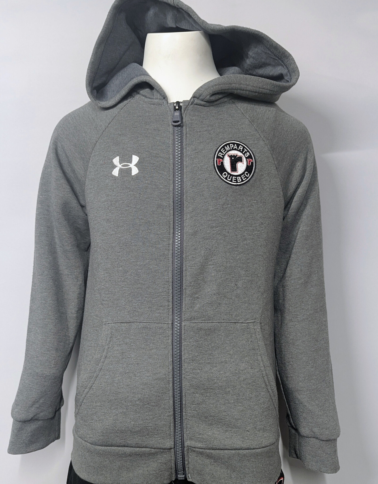 Hoodie Zip Gris UA Enfant