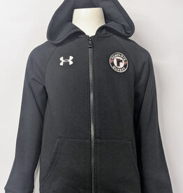Hoodie Zip Noir UA Enfant
