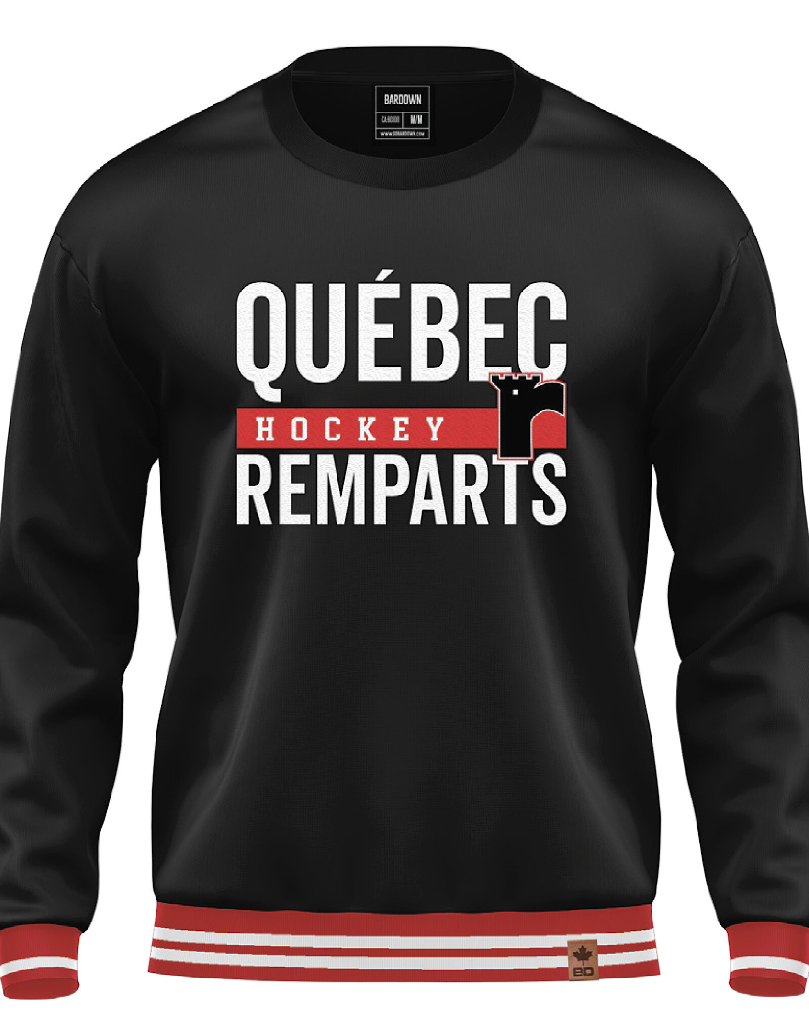 Crewneck Noir & Rouge Enfant