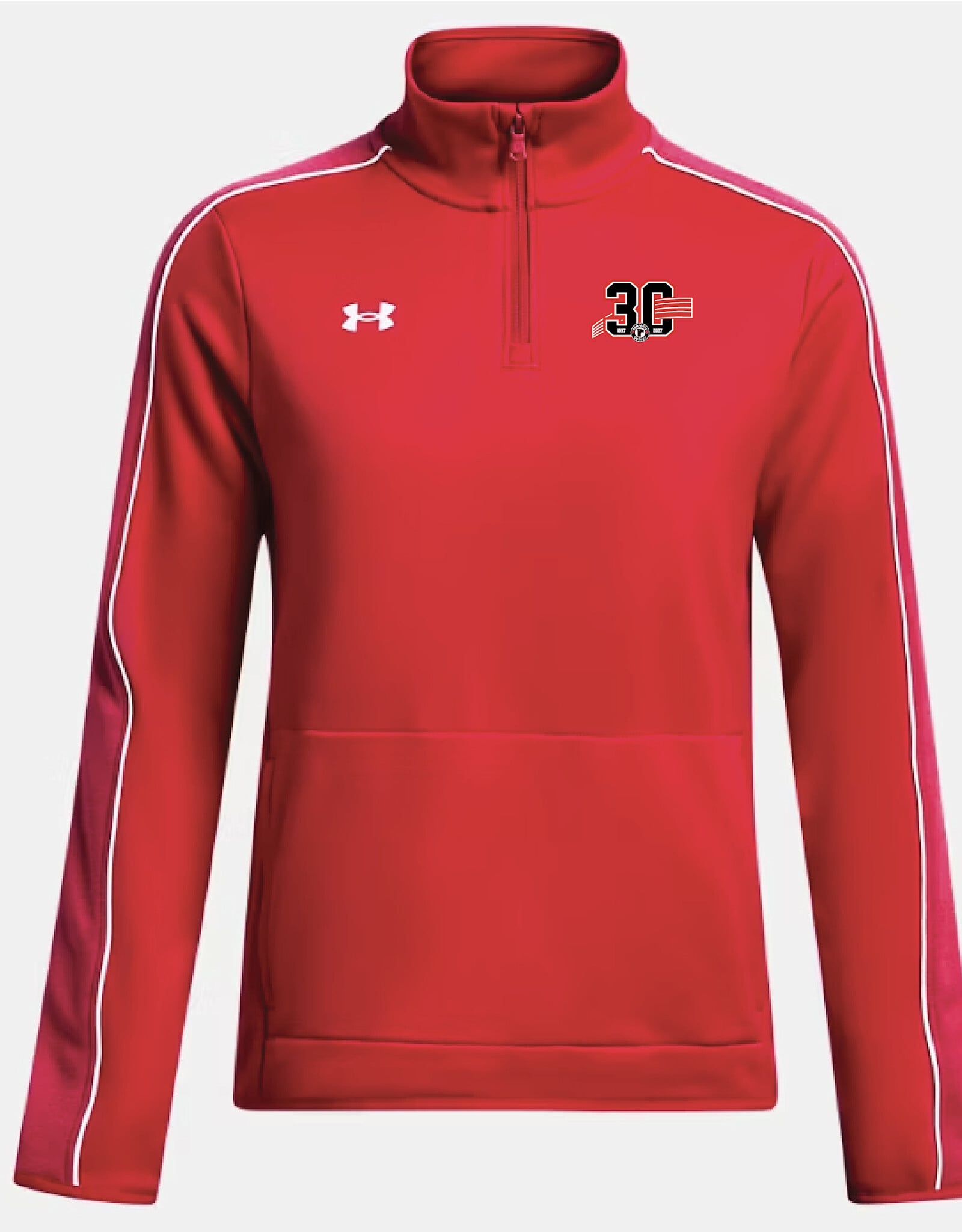 1/4 Zip Rouge Femme 30e