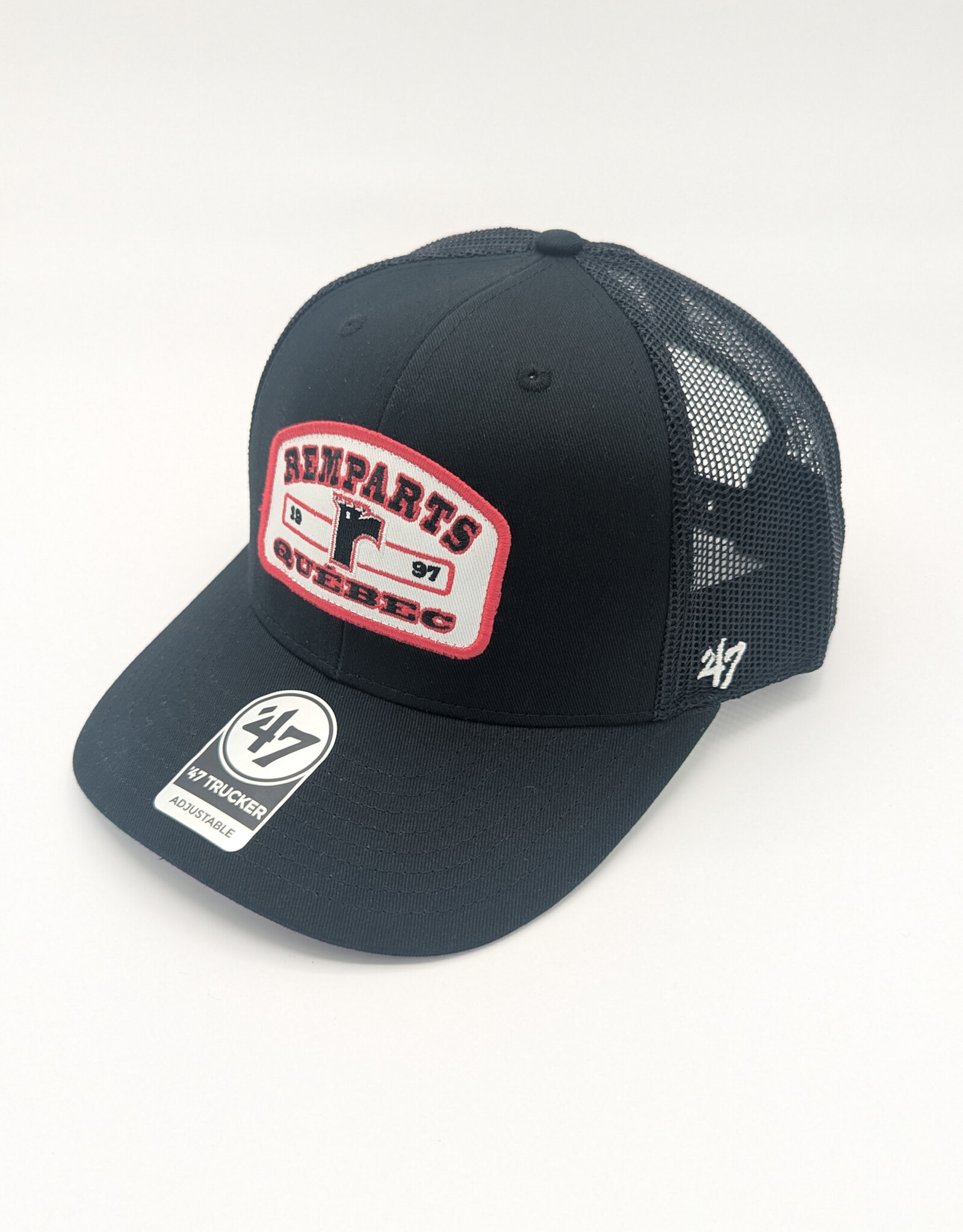 Casquette 47' Noir Trucker Patch