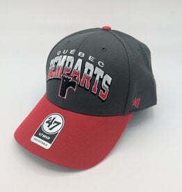 Casquette 47' Grise-Rouge