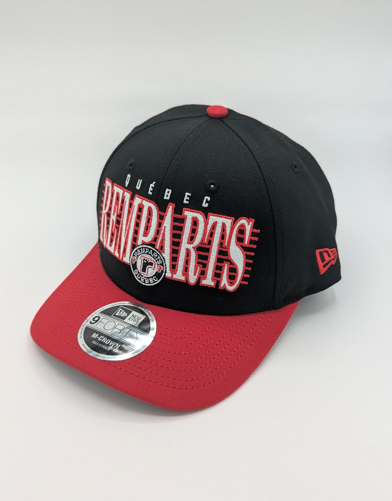 Casquette Noire-Rouge Remparts Ligné