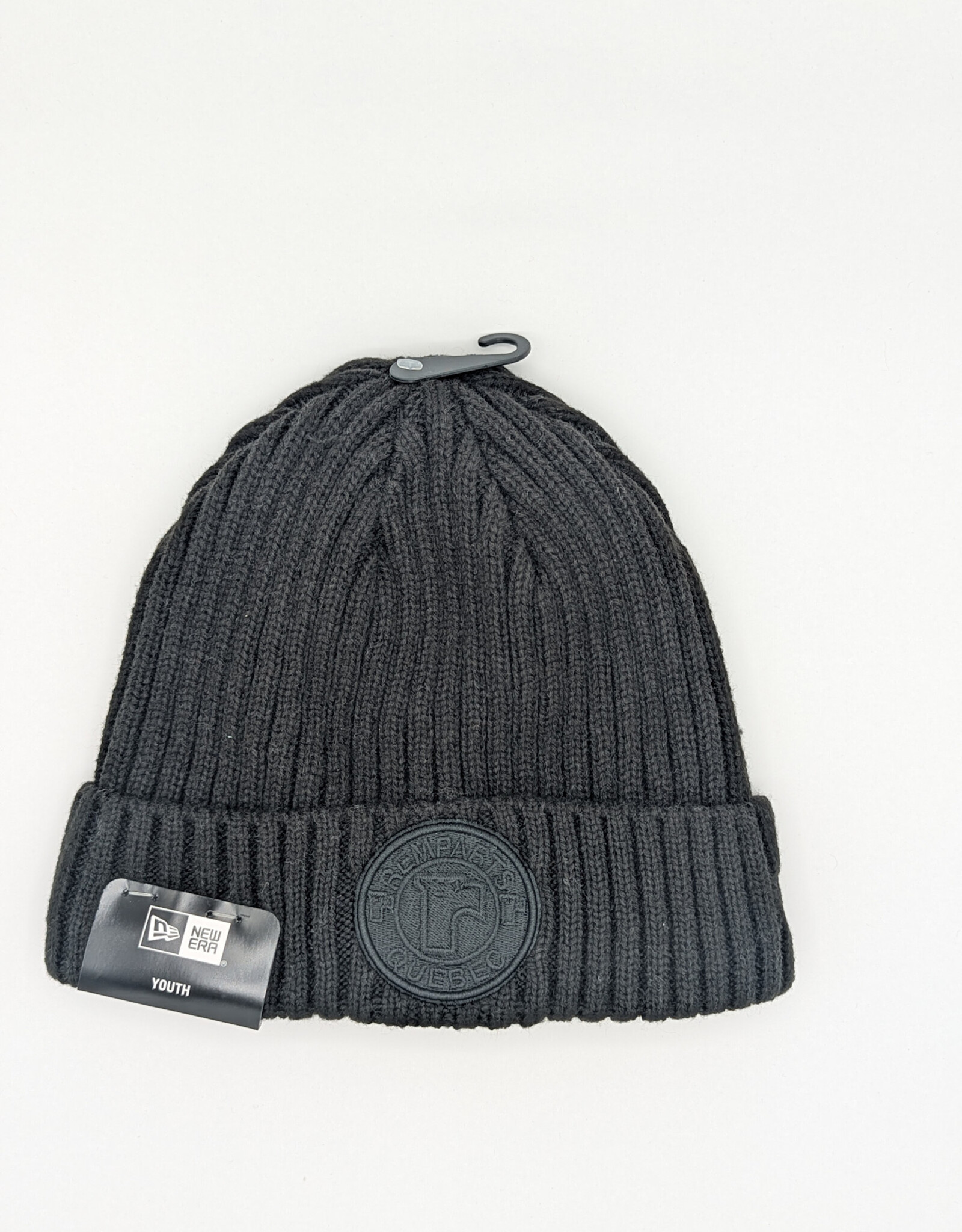 Tuque Noire Logo Noir Enfant
