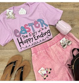 Lilac Easter Story Tee