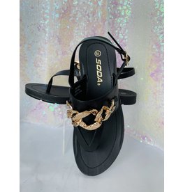 Black Avril Sandals