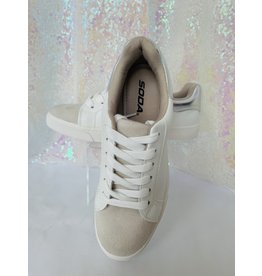 White Silver Swin Sneakers