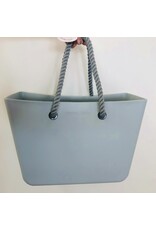 Carrie All Tote - Pale Gray w/ Rope Handles