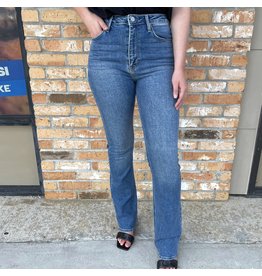 Medium Denim Skinny Bootcut Jeans
