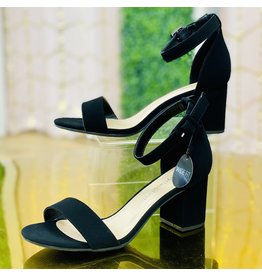 Black Hallie Heels