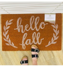 Hello Fall Coir Doormat