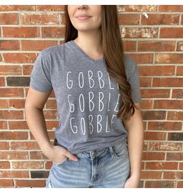 Gray Gobble V-Neck T-Shirt