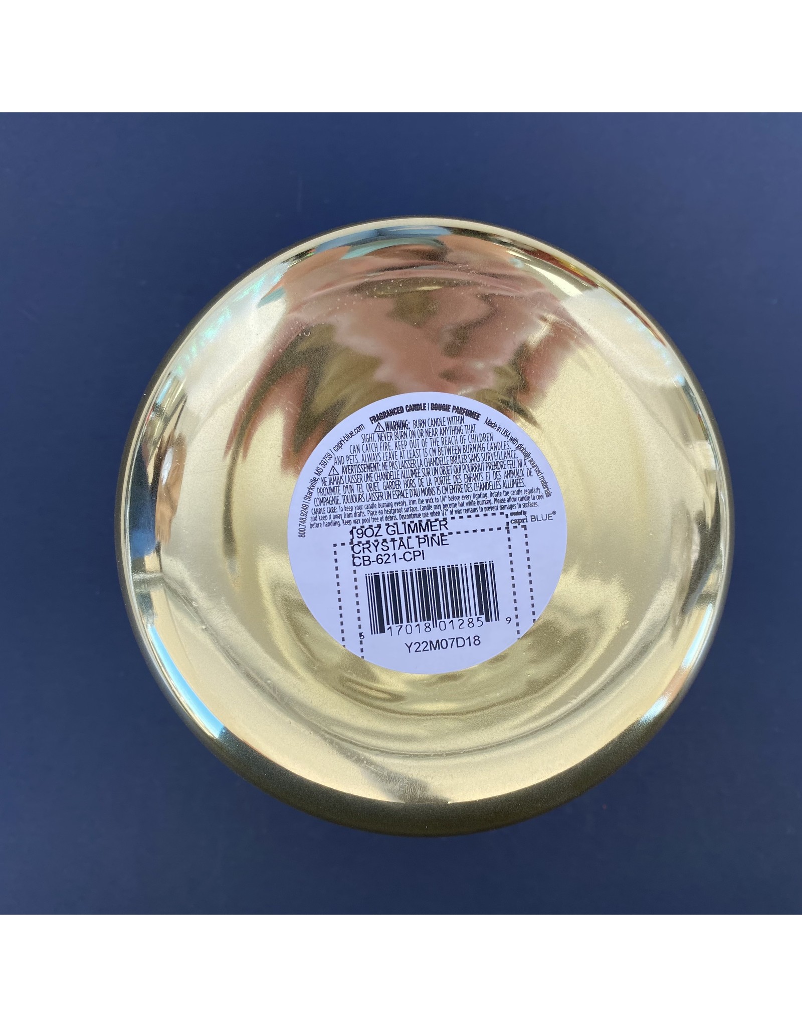 Capri Blue Crystal Pine 19 oz Glimmer Signature Jar