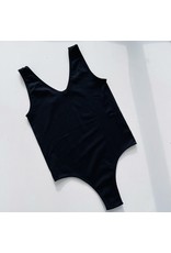 Seamless V-Neck Bodysuit - OS Plus