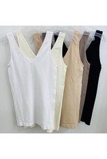 Reversible V or U Neck Tank - OS