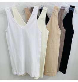 Reversible V or U Neck Tank - OS Plus