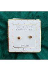 Birthstone Gold Earrings