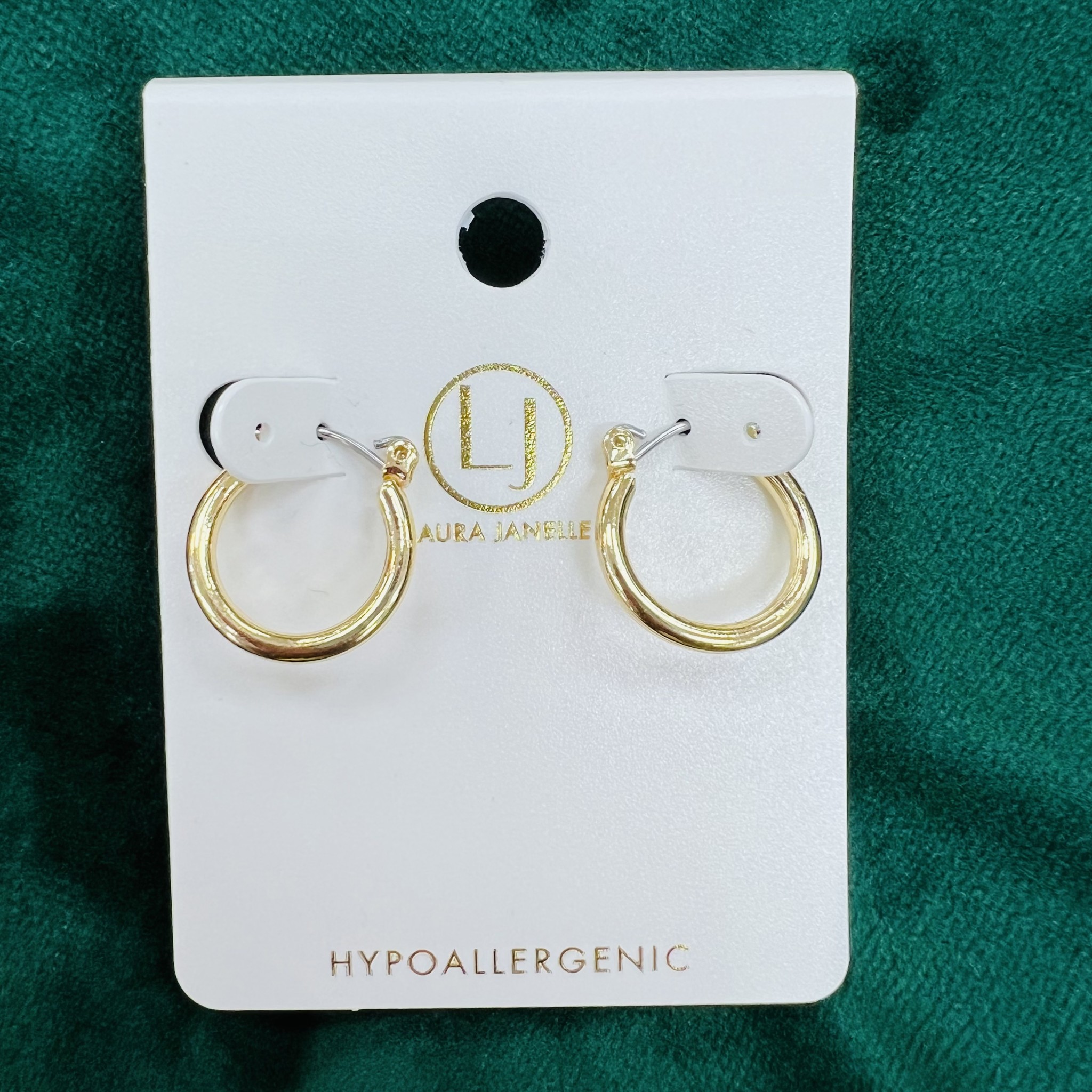 small thin hoop earrings