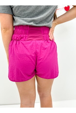 Windbreaker Shorts - Magenta